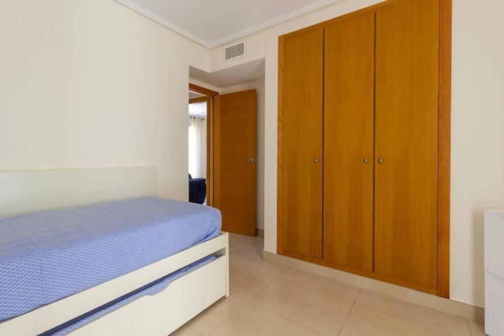 Alboraya Apartamento Con Vista Al Mar Y Piscina Valensiya Dış mekan fotoğraf